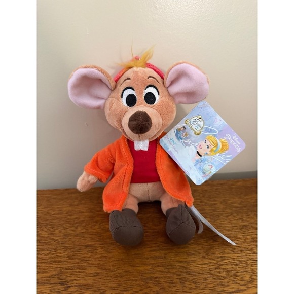 Disney Other - Disney Cinderella Jaq Mouse Plush Disney Store 70th Anniversary 9" NWT Rare